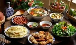 Mâm cơm dân dã ngày hè với cá ngần