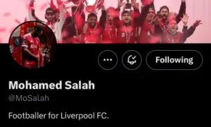 Salah xóa thông tin liên quan đến Liverpool