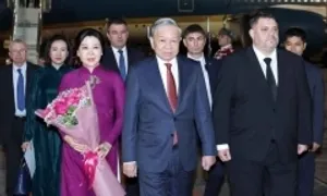 Tổng Bí thư Tô Lâm bắt đầu thăm Bulgaria